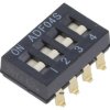 Przełącznik DIP-SWITCH Ilość sekcji: 4 ON-OFF -0,025A 24VDC 1-1825059-3