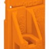 Ścianka końcowa pomarańczowa z mocowaniem śrubowym 741-916 /100szt./