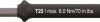 Trzon wymienny TORX do easyTorque seria 28595 T25x110mm / max. 8,0Nm 46909