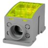 Blok rozdzielczy LKN 250A (1x120/4x16 - 2x35,1x25,4x16,4x10) Al/Cu- żółty