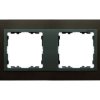 SIMON 82 Ramka 2 podwójna stal grafitowa / ramka pośrednia grafit 82827-38 KONTAKT SIMON