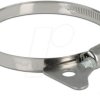 19585 Butterfly Hose Clamp 60 - 80 mm 10 pieces metal
