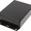 ABS enclosure, (L x W x H) 120 x 94 x 34 mm, black (RAL 9005), IP54, 1591GF2BK