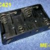 BC-421 UCHWYT BATERII 4xC (R-14)