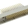 Male connector, type M, 48 pole, a-b-c, wire-wrap, straight, gold-plated, 09731426907