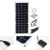 16V 10W 1.2A 420x190x2.5mm Komplet półelastycznego panelu słonecznego monokrystalicznego z tylnym blokiem złączowym i jednym por