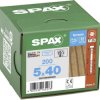 SPAX 0537000500403 R 88192 Zylinderkopf T-STAR Wkręt do drewna 5 mm 40 mm T-STAR plus stal nierdzewna A2 200 szt.