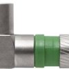 Wtyk kompresyjny F, kątowy, Quickfix Średnica kabla: 4.9 mm