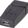 Renkforce USB 2.0 adapter [1x złącze żeńskie USB-A 2.0 - 1x złącze żeńskie Micro-B USB 2.0] rf-usba-01