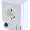 Gniazdo wtykowe Typ F - niemieckie Schuko Montaż na szynie DIN STEGO 6.3A