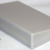 ABS enclosure, (L x W x H) 220 x 140 x 20 mm, gray, IP54, 1599KSTSGY
