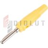 Wtyk banan 4mm WB412-Y 50V=/30V~ 24A