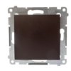 Simon 54 Przycisk Pojedynczy Rozwierny, Szybkozłącza, Brąz Mat Dpr1.01/46