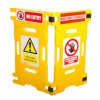 Bariera ochronna Bariera składana wysokość bariery 1.1m Żółty