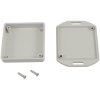 Hammond 1551TTFLGY Miniature Plastic Enclosure - Flanged 60 x 60 x 15 Grey