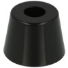 Nóżka; NF-014; guma; czarny; 20x28mm; otwor 3,5mm; przykręcana; Fix&Fasten; RoHS