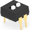 DIP switche, Off-On, 2 pole, straight, 1 A/5 VDC, 1825360-1