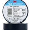 Taśma izolacyjna 19mm x 25m PVC Temflex 165 czarna 7100184810