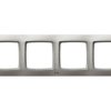 KARO Ramka 4 poczwórna do wyłączników IP44 srebrny perłowy RH-4S/43 OSPEL