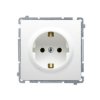SIMON BASIC Gniazdo pojedyncze z uziemieniem schuko (moduł) białe BMGSz101/11 KONTAKT SIMON
