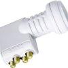 Konwerter SAT, Smart Titanium Quad, Quad-LNB (bez przełącznika), 4 odbiorniki, pozłacan