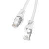Kabel krosowy patchcord F/UTP kat.6 0,5m biały