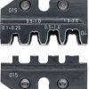 Crimping die for uninsulated connectors, 0.1-2.5 mm², AWG 27-13, 97 49 04