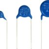 VKP Series EMI Suppression Capacitor, Ceramic Disc, Class X1, 760 VAC, Class Y1, 500 VAC