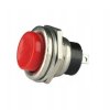 16mm 2-pin 2A Momentary NO Monostable OFF-(ON) Button Switch Talvico, Red