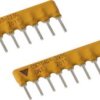 CSC Thick Film Resistor Networks, Single-In-Line, Conformal Coated SIP