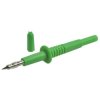 KOŃCÓWKA SONDA POMIAROWA ZIELONA 20.157.4 GNIAZDO BANAN 4mm 32A 1000V AMASS