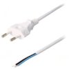 Kabel: 2X0,75Mm2, Cee 7/16 (C) Wtyk, 1,8M Lt207 H03vvh2-F 2X0.75 1.8M Wht
