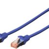 Kabel krosowy DIGITUS Proessional CAT 6 S-FTP, LSZH, AWG 27/7, skrętka, dł. 2 m, niebieski