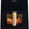 Panasonic NF-CC600AXE Frytkownica 6 l 1450 W obudowa Cool-Touch, Dodatek pary, zegar cyfrowy, Wyświetlacz LCD, okno wido