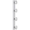 LightMe LM85644 Aqua LED Wall Light GU10 19.6W Chrome Monochrome