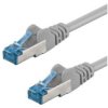 Patch cord S/FTP 6a linka Cu LSZH szary 5m 27AWG 93815