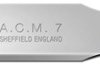 ACM7 SM Ostrze skalpela 40 mm karbon karbonowy 50 szt.