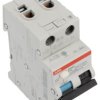 Wyłącznik różnicowoprądowy z członem nadprądowym RCBO, 2-biegunowy, 10A, 30mA, na szynę DIN, ABB, DS201