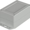 ABS enclosure, (L x W x H) 120 x 80 x 60.2 mm, light gray (RAL 7035), IP66, 07812086