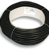 Insulating tube, inside Ø 4 mm, L 50 m, black, TPE, -40 to 125 °C, 02070004010