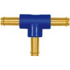 T hose connection nozzle, 10 bar, brass/POM, for hose, 133411