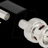 91771 BNC plug for crimping RG59 with matching shrink tube