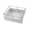 Hammond 1554YA2GYCL Watertight PC Enclosure, Clear Lid 300 x 240 x 120, Grey