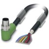 Przewód czujnik-siłownik ze złączem Złącze M12 liczba rdzeni 12 długość 1.5m Rodzaj A Męskie