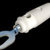 Laboratory cable lug with cross hole, cable lug 4-7 mm to solder connection, white, CAT O, 930585107