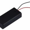 Koszyk na baterie z wyłącznikiem 2x AA R6 1.5V