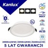 Oprawa downlight LED TIBERI CCT 15-21W-W max 2310lm ciepła/neutralna 3000-4000K IP44/20 Ø18,5 Ra90 5 lat gwar. biały 26381