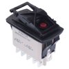 KR45CAKJJG (On)-On Momentary Red 24V LED Auto Rocker Switch DPDT IP68 APEM
