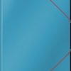 30020061 Cosy corner-fastening folder, A4, blue