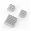 Zestaw radiatorów do Raspberry Pi z taśma termoprzewodzącą - 3szt.